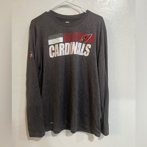 Arizona Cardinals dry fit long sleeve shirt size L